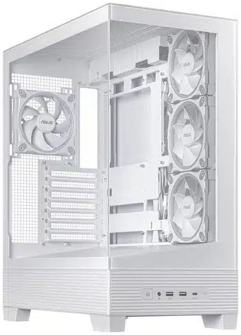 ASUS A31 Plus TG ARGB WHITE Midi Tower Blanco