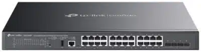 TP-Link SG5428XMPP dispositivo de redes Gestionado L3 Gigabit Ethernet (10/100/1000) Energía sobre Ethernet (PoE) Negro