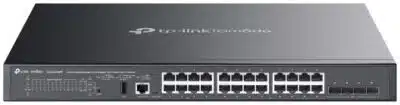 TP-Link SG5428XMPP dispositivo de redes Gestionado L3 Gigabit Ethernet (10/100/1000) Energía sobre Ethernet (PoE) Negro - Imagen 2