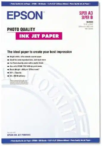 Epson Photo Quality, DIN A3+, 102g/m² A3+ Blanco Opaco