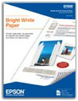 Epson Bright White Paper 8.5" x 11" 500s papel para impresora de inyección de tinta Carta (215.9x279.4 mm) 500 hojas Blanco
