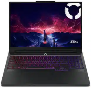 Lenovo Legion Pro 7 16AFR10H AMD Ryzen™ 9 9955HX3D Computadora portátil 40.6 cm (16") WQXGA 32 GB DDR5-SDRAM 1 TB SSD NVIDIA GeForce RTX 5080 Wi-Fi 7 (802.11be) Windows 11 Home Español Negro