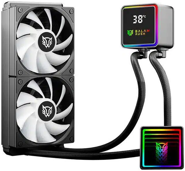 VENBLR810_full Enfriamiento Liquido BAMLAM RUSH CRYO PRISM 240 BLACK Sistema de enfriamiento de Aire - Balam Rush BR-944045 - Imagen 1