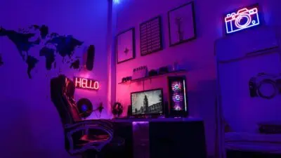 Setup gaming monitor teclado mouse RGB