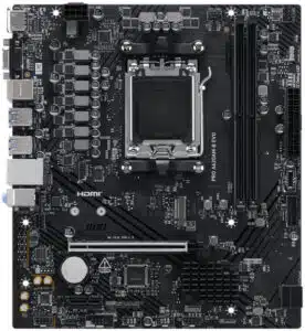 MSI PRO A620AM-B EVO placa base AMD A620A Enchufe AM5 ATX - Imagen 2