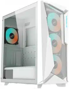 GIGABYTE C301 GLASS WHITE gabinete de computadora Midi Tower Blanco