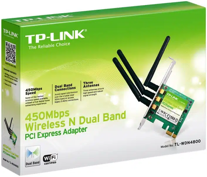 11872185_0713180677 TP-Link TL-WDN4800 tarjeta de red Interno WLAN 450 Mbit/s - Imagen 1