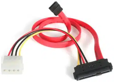 StarTech.com Adaptador Cable Divisor SAS 29 Pines a Molex Macho LP4 y SATA - SFF-8482