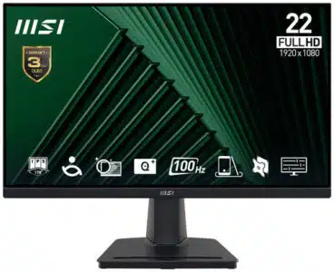 Monitor MSI PRO MP225V 21.4 " LED 1920x1080 Full HD 100Hz HDMI