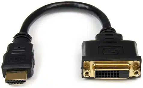 15751342-startech.com_ StarTech.com Adaptador de 20cm HDMI a DVI - DVI-D Hembra - HDMI Macho - Cable Convertidor Video - Imagen 1