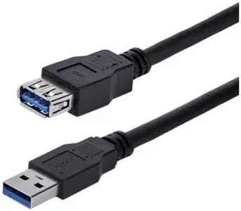 StarTech.com Cable 1m Extensión Alargador USB 3.0 SuperSpeed - Macho a Hembra USB A - Extensor - Negro - Imagen 2