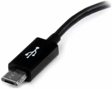 StarTech.com Cable Adaptador de 12cm Micro USB Macho a USB A Hembra OTG para Tablets o Teléfonos Celulares - Negro - Imagen 4