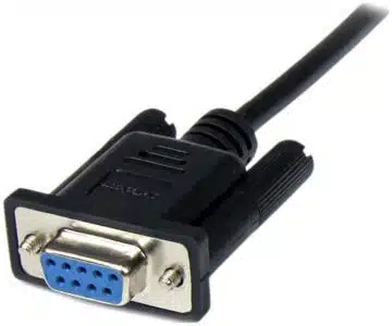StarTech.com Cable 2m Módem Nulo Null Serial DB9 Hembra a Macho - Negro - Imagen 3
