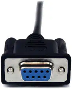 StarTech.com Cable 1m Módem Nulo Null Serial DB9 Hembra a Macho - Negro - Imagen 4