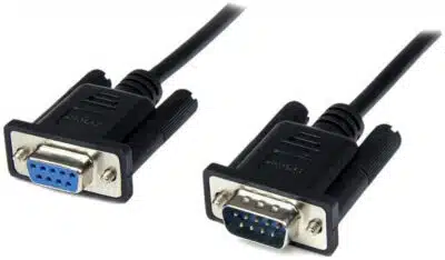 StarTech.com Cable 1m Módem Nulo Null Serial DB9 Hembra a Macho - Negro - Imagen 2