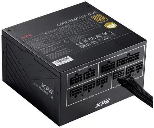 182cbb1457b25099440e11431e14998c857435d2 FUENTE DE PODER ADAT XPG COREREACTORIIVE 850W GOLD ATX3.1 MODULAR CONECTOR 12V 2X6 80 PLUS - Imagen 1