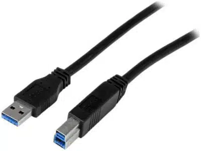 StarTech.com Cable Certificado 2m USB 3.0 Super Speed USB B Macho a USB A Macho Adaptador para Impresora - Negro - Imagen 2