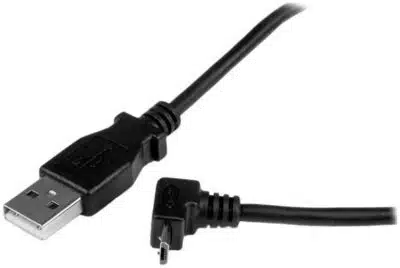 StarTech.com Cable Adaptador 50cm USB A Macho a Micro USB B Macho Acodado en Ángulo hacia Arriba para Teléfono Móvil - Imagen 3