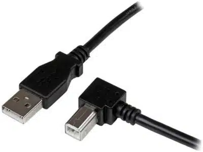 StarTech.com Cable Adaptador USB 3m para Impresora Acodado - 1x USB A Macho - 1x USB B Macho en Ángulo Derecho - Imagen 2