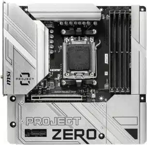 MSI B650M PROJECT ZERO placa base AMD B650 Enchufe AM5 Micro ATX - Imagen 2