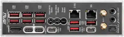 MSI MPG X870E CARBON WIFI placa base AMD X870E Enchufe AM5 ATX - Imagen 5