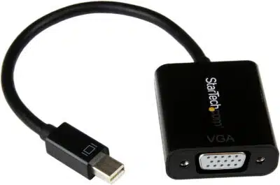 StarTech.com Adaptador Mini DisplayPort a VGA - Convertidor Activo de Mini DP a VGA Video 1080p con Certificación VESA - mDP 1.2 o Thunderbolt 1/2 Mac/PC a Monitor VGA -VGA Negro - Imagen 2