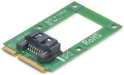 21001327_5324658334 StarTech.com Adaptador mSATA a SATA para Disco Duro o SSD - Tarjeta Convertidora Mini SATA a SATA - Imagen 1