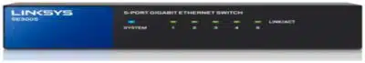 Linksys SE3005 dispositivo de redes No administrado L2 Gigabit Ethernet (10/100/1000) Negro - Imagen 2