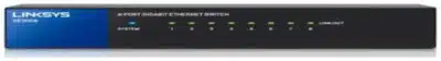 Linksys SE3008 dispositivo de redes No administrado Gigabit Ethernet (10/100/1000) Negro