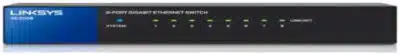 Linksys SE3008 dispositivo de redes No administrado Gigabit Ethernet (10/100/1000) Negro - Imagen 2