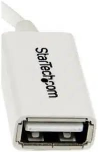 StarTech.com Cable Adaptador Micro USB a USB OTG Blanco de 12cm - Macho a Hembra - Imagen 4