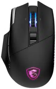 MSI VERSA PRO WIRELESS ratón Juego Diestro RF Wireless + Bluetooth + USB Type-C Óptico 26000 DPI