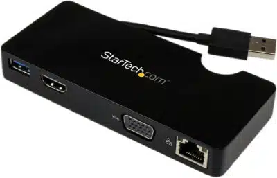 StarTech.com Replicador de Puertos USB 3.0 de Viajes con HDMI o VGA - Docking Station para Laptop - Imagen 2