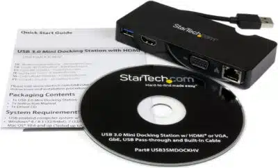 StarTech.com Replicador de Puertos USB 3.0 de Viajes con HDMI o VGA - Docking Station para Laptop - Imagen 5