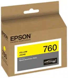 Tinta Epson SC-P600 25.9ml Color Amarillo - Imagen 2