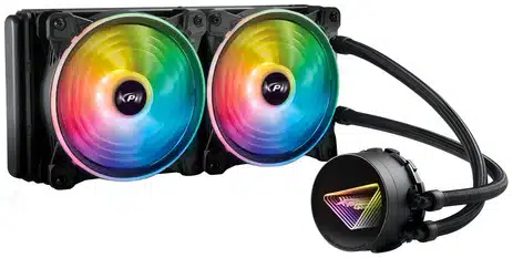255dcc4612ef52026e1925d2965c70a14e9f5b00 ENFRIAMIENTO LIQUIDO ADATA XPG LEVANTE X ARGB 2X120MM PWM NEGRO LEVANTEX240 BKCWW - Imagen 1