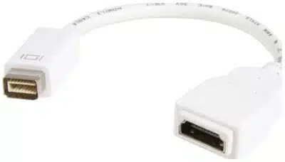 StarTech.com Adaptador HDMI a Mini DVI - Hembra HDMI -Macho Mini DVI- Para Macbook iMac - Blanco - Imagen 2