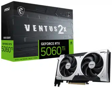 MSI OEM GEFORCE RTX 5060 TI 8G VENTUS 2X PLUS TARJETA VIDEO MSI