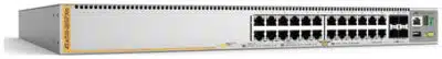 Switch PoE+ Stackeable Capa 3, 20 puertos 10/100/1000 Mbps + 4 x 100M/1G/2.5/5G-T + 4 puertos SFP+ 10 G, hasta 740 W, fuente redundante