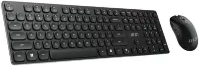 MSI FORGE K210 WIRELESS COMBO teclado Ratón incluido Hogar / Oficina USB Negro - Imagen 4