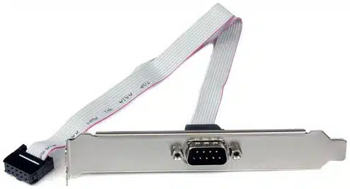 3089818-startech.com_ StarTech.com Adaptador de 40cm de Header Bracket Serial DB9 RS232 a IDC 10 Pines para Tarjeta Madre - Imagen 1