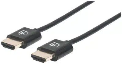 Manhattan Cable HDMI súper delgado de alta velocidad con Ethernet