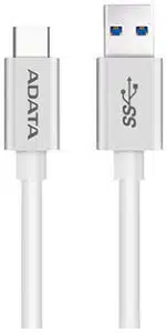 ADATA USB-C - USB 3.0, 1m cable USB USB 3.2 Gen 1 (3.1 Gen 1) USB C USB A 5 Gbit/s Blanco