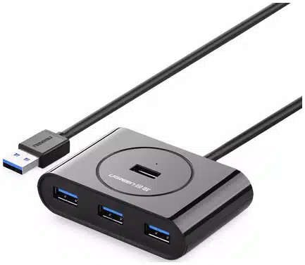 35074750_1079961876 Ugreen 20291 nodo concentrador Negro - Imagen 1
