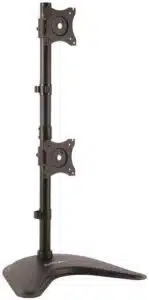 StarTech.com Soporte Vertical de Acero de Servicio Pesado para dos Monitores - Base Ajustable VESA para Pantallas de hasta 27 Pulgadas - Imagen 2