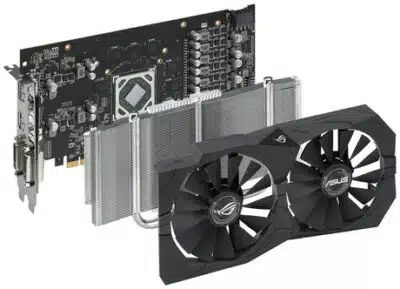 TARJETA DE VIDEO ASUS RADEON RX570 /PCIE X16 3.0 /4GB GDDR5 /HDMI /DP /2X DVI-D /ESTANDAR /GAMER - Imagen 3