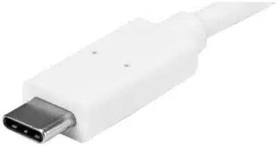 StarTech.com Concentrador Hub USB 3.0 USB-C a 2 Puertos USB-A con Entrega de Potencia - Adaptador USB Tipo C a USB A - Blanco - Imagen 4
