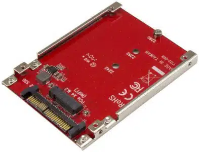 StarTech.com Tarjeta Adaptador PCI Express M.2 a U.2 SFF8639 para SSD NVMe M.2 - Convertidor para SSD M.2 - Tarjeta Anfitrión para SSD M.2 - Imagen 2