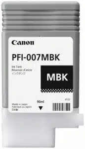 Canon PFI-007MBK cartucho de tinta Original Rendimiento estándar Negro - Imagen 2