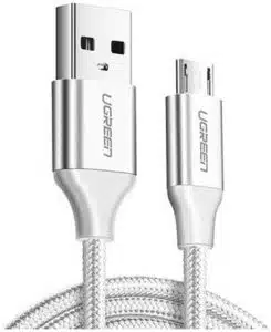 Ugreen 60152 cable USB USB 2.0 1.5 m USB A Micro-USB B 0.48 Gbit/s Blanco